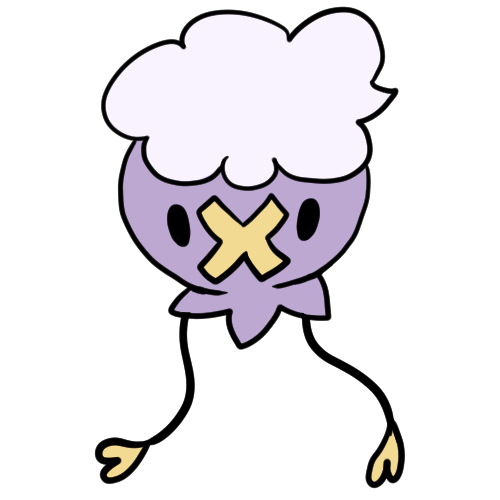  A drawing of the Pokémon Drifloon 